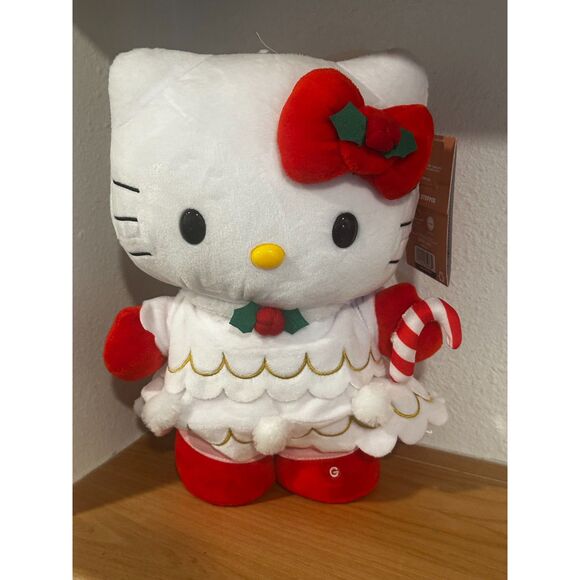 Hello Kitty 2024 Holiday Animated Plush Side Stepper NWT